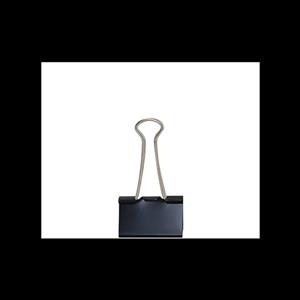 گیره دوبل مشکی 19 میل بسته ی 12 عددی