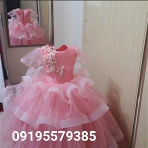 لباس عروس پرنسسی چهار طبقه