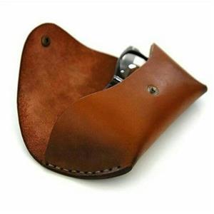 کیف عینک کمری چرم طبیعی دست دوز کد34