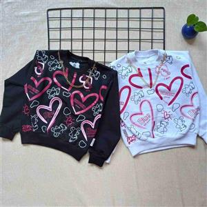 کراپ زنجیر دار دخترانه قلبی سایز 45 تا 60