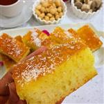 کیک شربتی یا کیک باقلوا با بافتی نرم وبسیار خوشمزه  آماده همکاری با کافه دارهای