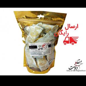 گز زعفرانی 50درصد پسته و بادام