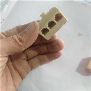 سه شاخه تلفن تک سوکته