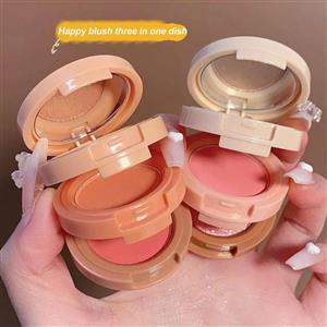 ست رژگونه و سایه ( هایلایتر ) 3 طبقه میس لارا اورجینال