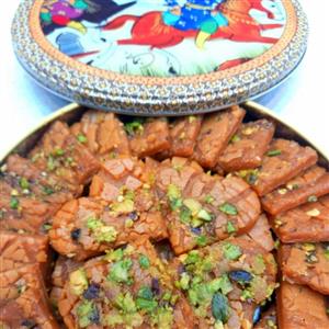 سوهان باقلوایی مخلوط