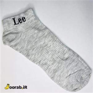 جوراب مچی مردانه طرح لی Lee طوسی روشن