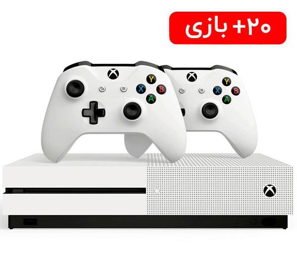 مجموعه کنسول بازی مایکروسافت مدل  Xbox One S ظرفیت 1 ترابایت