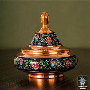 قندان مس و پرداز مدل بزرگ بزرگ