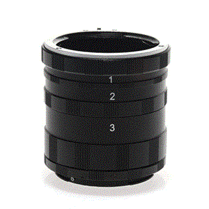 Phottix 3 Ring Macro Extension Tube for Canon