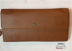 کیف چرمی دسته چک
