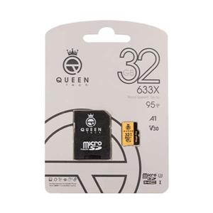 کارت حافظه micro sd کویین تک 32 گیگ مدل کلاس 10 u3 با سرعت 95m مادام العمر n 