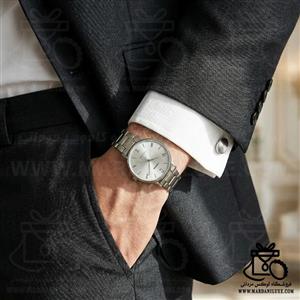 ساعت مچی ست مردانه و زنانه کاسیو استیل بند و بدنه.  casio