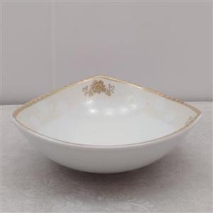 کاسه ماست خوری چینی پردیس طرح کاژین طلایی بسته 6 عددی