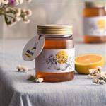 عسل باغ نیم کیلویی هوم - (شکوفه درختان پرتقال - نارنج - نارنگی - لیمو) - عسل مرک