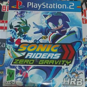  بازی پلی استیشن 2 دو بازی سونیک sonic riders zero gravity گیم مخصوص ps2 سی دی بازی اکشن play station 2