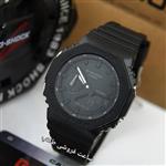 ساعتمچی مردانه کاسیو جی شاک بدنه رزین دوزمانه casio G-shock