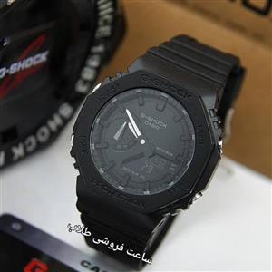 ساعتمچی مردانه کاسیو جی شاک بدنه رزین دوزمانه casio G-shock 