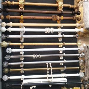 چوب پرده 2 متری استیل