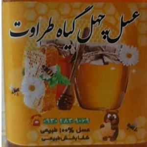 عسل کاملا طبیعی و اورگانیک یک کیلویی چهل گیاه طراوت 