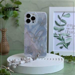 کیف نگین‌دار طرح پروانه