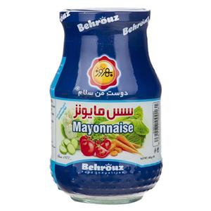 سس مایونز شیشه ای بهروز – 485 گرم Behrouz Mayonnaise Sauce 485 Gr