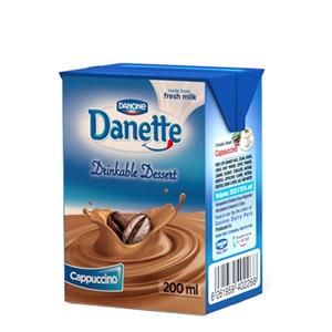 دسر نوشیدنی دنت با طعم کاپوچینو 200 میلی لیتر Danette Cappuccino Drinkable Dessert 0.2 lit