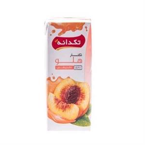 نکتار هلو تکدانه 200 میلی لیتر Takdaneh Peach Nectar 200ml 