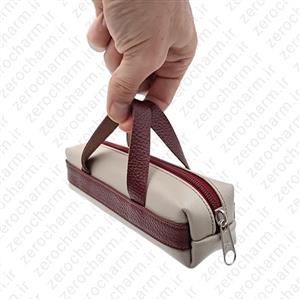 کیف جامدادی  چرم طبیعی