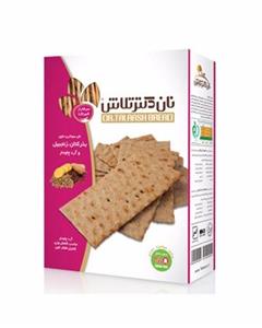 نان  سوخاری حاوی بذرکتان، زنجبیل و آرد چاودار تلاش – 400 گرم Dr.Talaash Flaxseed With Ginger And Rue Flour Crispy Bread 400gr