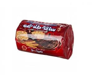 بیسکویت ساقه طلایی با روکش شکلات مینو – 200 گرم Minoo Saghe Talaie Sweetmeal Biscuit With Chocolate Coated 200gr