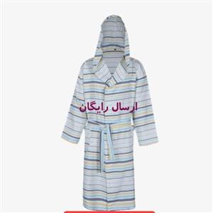 حوله  لباسی تن پوش  نخی طرح راه راه  سبک وکمجا آبگیری بسیار بالا رنگ ثابت سایز موجود M  XL L