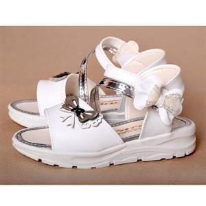 صندل دخترانه پاپیونی کد3457 سفید