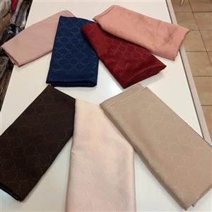روسری ساتن ابریشم دور دوخت