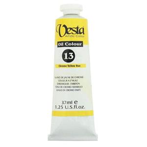 رنگ روغن وستا مدل Chrome Yellow Hue 13 حجم 37 میلی لیتر