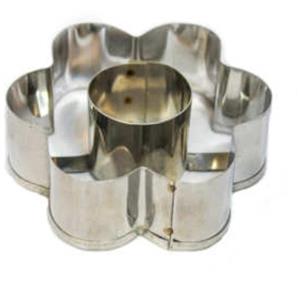 کاتر دونات طرح گل استیل