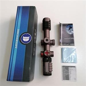 دوربین تفنگ شکاری دیسکاوری wg 1.2 6 .24 IRAC 30MM با لنزهای HD و زاویه سنج فابریک