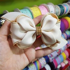 گلسر کش مو گیره انبری گیره فرانسوی طلاکوب اکسسوری زنانه و دخترانه رنگبندی متنوع کش مو گل سر گیره سر مجلسی و شیک