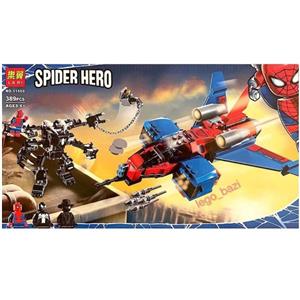 لگو جت اسپایدرمن و ربات ونوم برند LARI11500