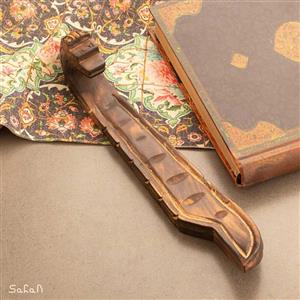 عود سوز چوبی پایه دار  به رنگ ماهگونی