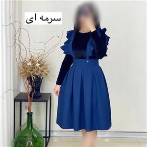 سارافون زنانه بند چین مجلسی