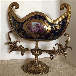 کشکول لیلی مجنون پایه برنجی (پسکرایه)