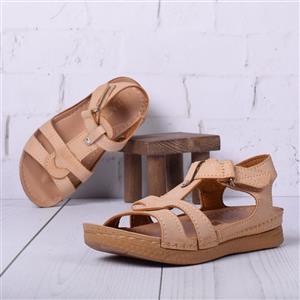 صندل دخترانه پاپا مدل آوا  کد3302 کرم