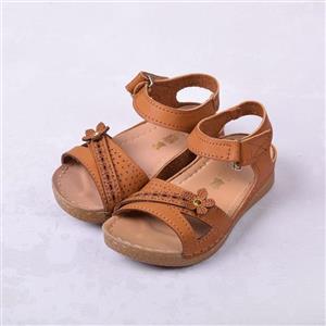 صندل دخترانه پاپا مدل رها 3304 گردویی