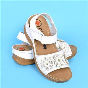 صندل دخترانه پاپا کد 3175 سفید