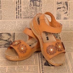 صندل دخترانه پاپا  کد 3175 عسلی