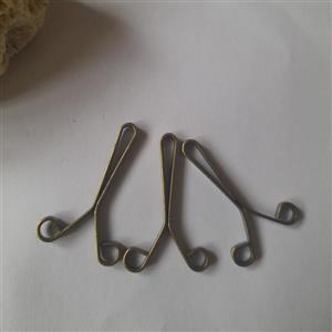 گیره روسری برنزی عمده دوشاخ ساده پک 10تایی