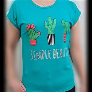 تیشرت زنانه نخ پنبه 