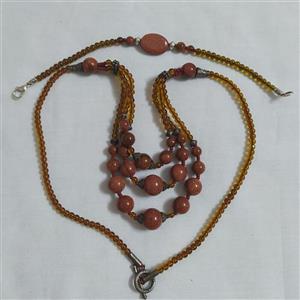 گردنبند دلربا با دستبند دلربا . جنس طبیعی