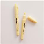 ماژیک هایلایتر قلمی زرد رنگ نوک نمدی برند اسکول فنس