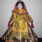 عروسک سنتی لیلی چوبی ودستساز ومتحرک(رقصان)